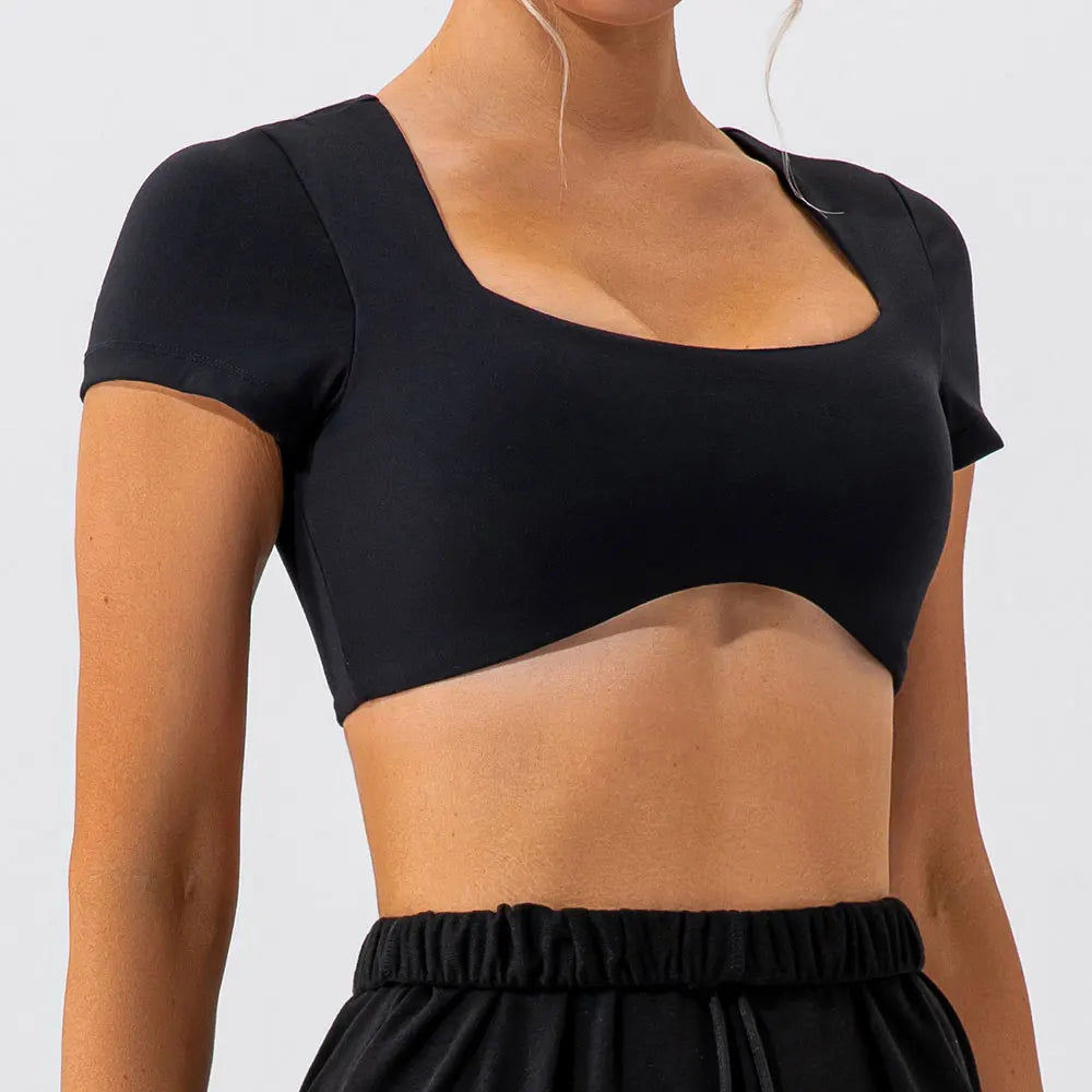 Women High Stretch Sports Tank Top Nylon Spandex Breathable Fitness Running Undershirt