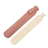 2L Long Hot Water Bottle Belt Plush Cover Leakproof Waist Belly Warmer