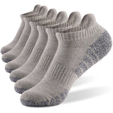 6 Pairs Sports Ankle Socks Breathable Non-Slip Running Fitness Socks