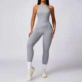 Women Sexy Hollow Scrunch Yoga Jumpsuit One Piece Gym Fitness Outfit Push Up Sportswear