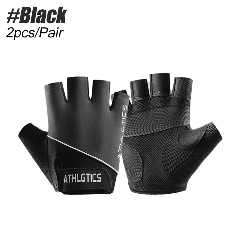 Half Finger Fitness Gloves Men Women Anti Slip Breathable Gym Training Cycling Workout Gloves