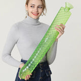 3L Cute Hot Water Bottle Belt Plush Cover Leakproof Belly Waist Warmer