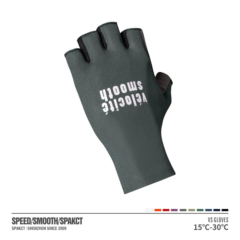 SPAKCT Fingerless Cycling Gloves Shockproof Anti-Slip MTB Gym Fitness Gloves