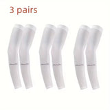 UV Protection Arm Sleeves Breathable Ice Silk Cooling Sleeves for Sports Outdoor