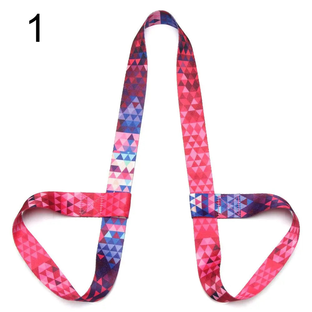 Yoga Mat Strap Adjustable Carry Belt Nylon Fitness Stretch Sling Carrier