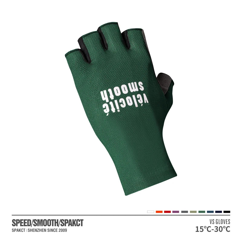 SPAKCT Fingerless Cycling Gloves Shockproof Anti-Slip MTB Gym Fitness Gloves