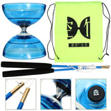 Diabolo Juggling Toy Fitness Equipment Chinese Yoyo Bearing Stunt Kit for Kids & Adults