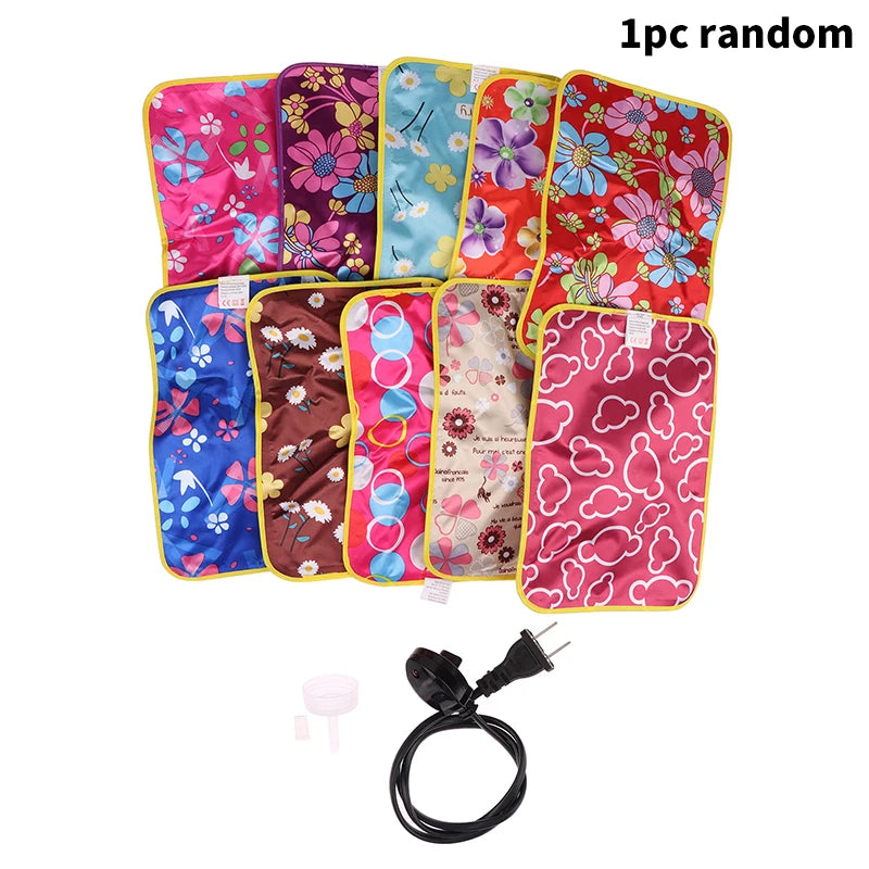 Rechargeable Electric Hot Water Bag Hand Warmer – Plush Heating Pad with Auto Shut-Off (EU/US Plug)