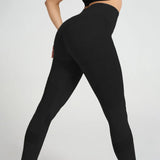 High Waist Mesh Fitness Leggings Booty Lift Seamless Yoga Pants for Women