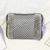Electric Hot Water Bag Rechargeable Hand Warmer – Soft Plush Heating Pad with EU Plug for Winter Warmth
