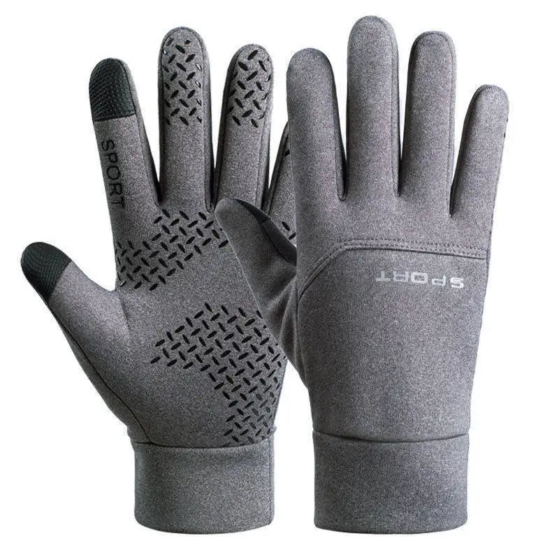 Winter Full Finger Gloves Men Women Thermal Touchscreen Cycling Running Ski Fishing Gloves Warm Outdoor Sports