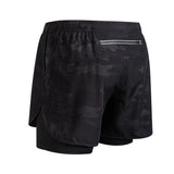 Men’s 2-in-1 Running Shorts Quick Dry Gym Fitness Workout Shorts Summer Sportswear