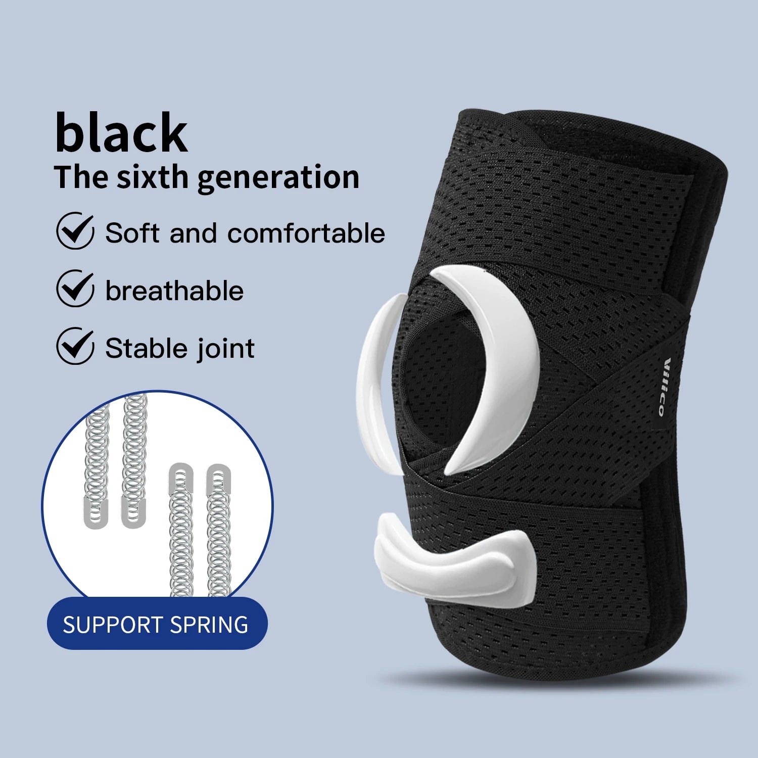 Elastic Knee Support Brace Compression Knee Pad for Sports & Daily Use
