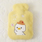 Plush Hot Water Bottle 250ml/500ml/1000ml – Reusable Leak-Resistant Heat Bag for Hand & Body Warmth