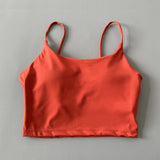 Women Straps Camisole Fitness Yoga Top Quick Dry Sports Bra Crop Vest Workout Tank