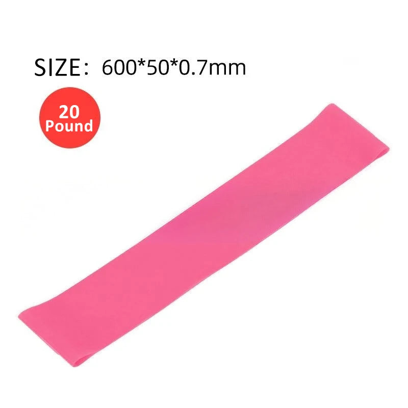 Yoga Resistance Bands Set Latex Loop Bands Glute Training Fitness Exercise Bands Home Gym Stretching