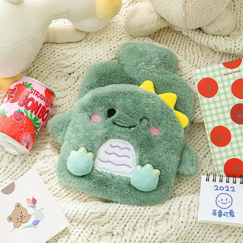 Cute Cartoon Hot Water Bottle 400ml Hand Warmer Portable Pocket Heat