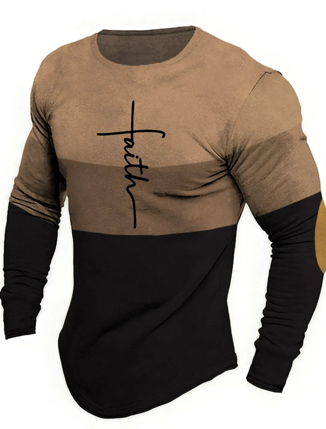 Men 3D Skull Print Long Sleeve T-Shirt O-Neck Halloween Streetwear Fitness Sports Top