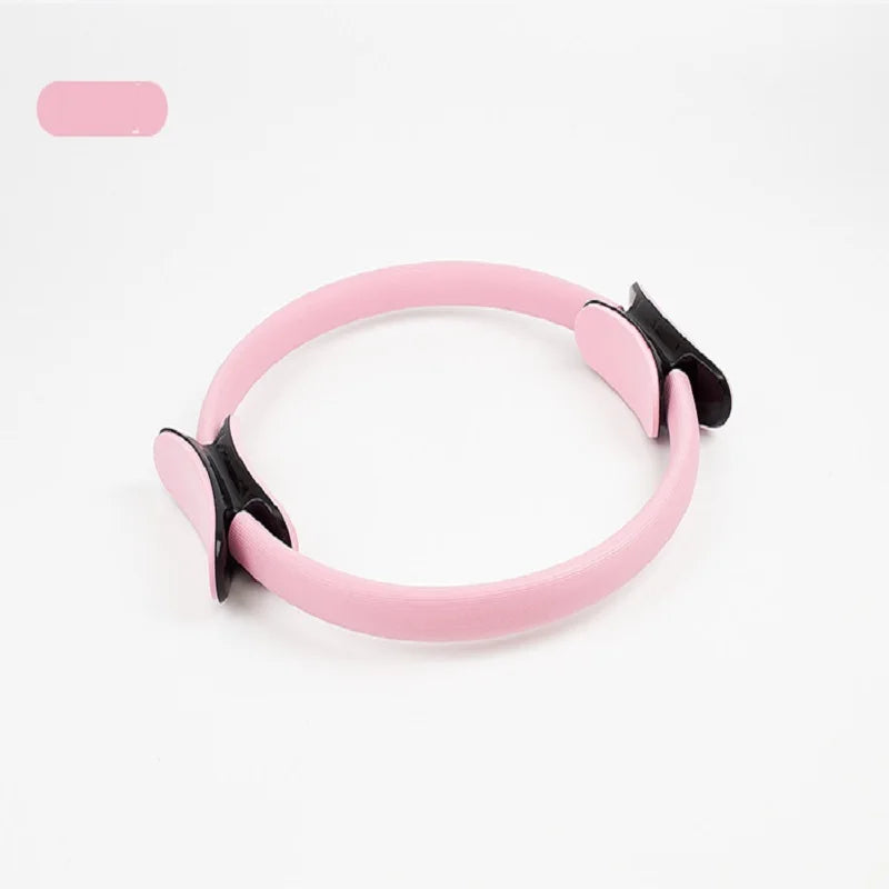 Pilates Ring Fitness Circle Dual Grip Yoga Exercise Tool for Body Sculpting and Home Workout
