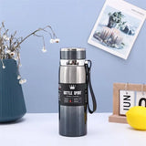 1L Stainless Steel Thermos Bottle Vacuum Insulated Hot Cold Leakproof