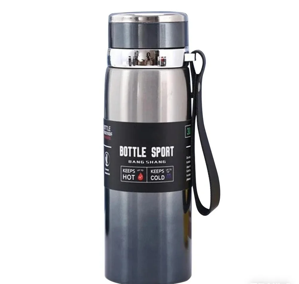 1L Stainless Steel Thermos Bottle Vacuum Insulated Hot Cold with Handle