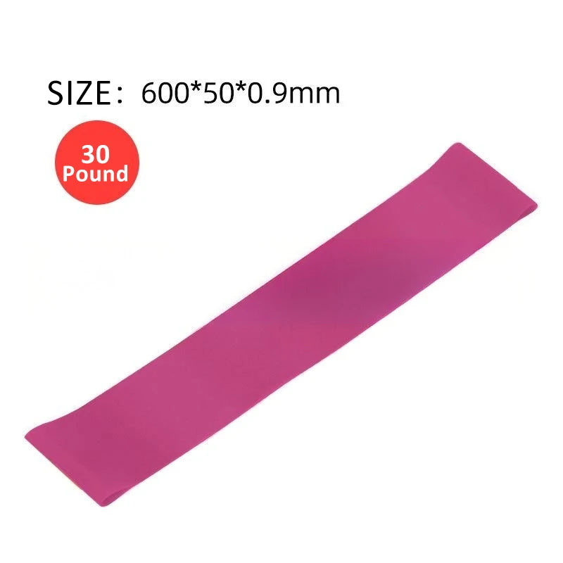Yoga Resistance Bands Set Latex Loop Bands Glute Training Fitness Exercise Bands Home Gym Stretching