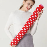 3L Cute Hot Water Bottle Belt Plush Cover Leakproof Belly Waist Warmer
