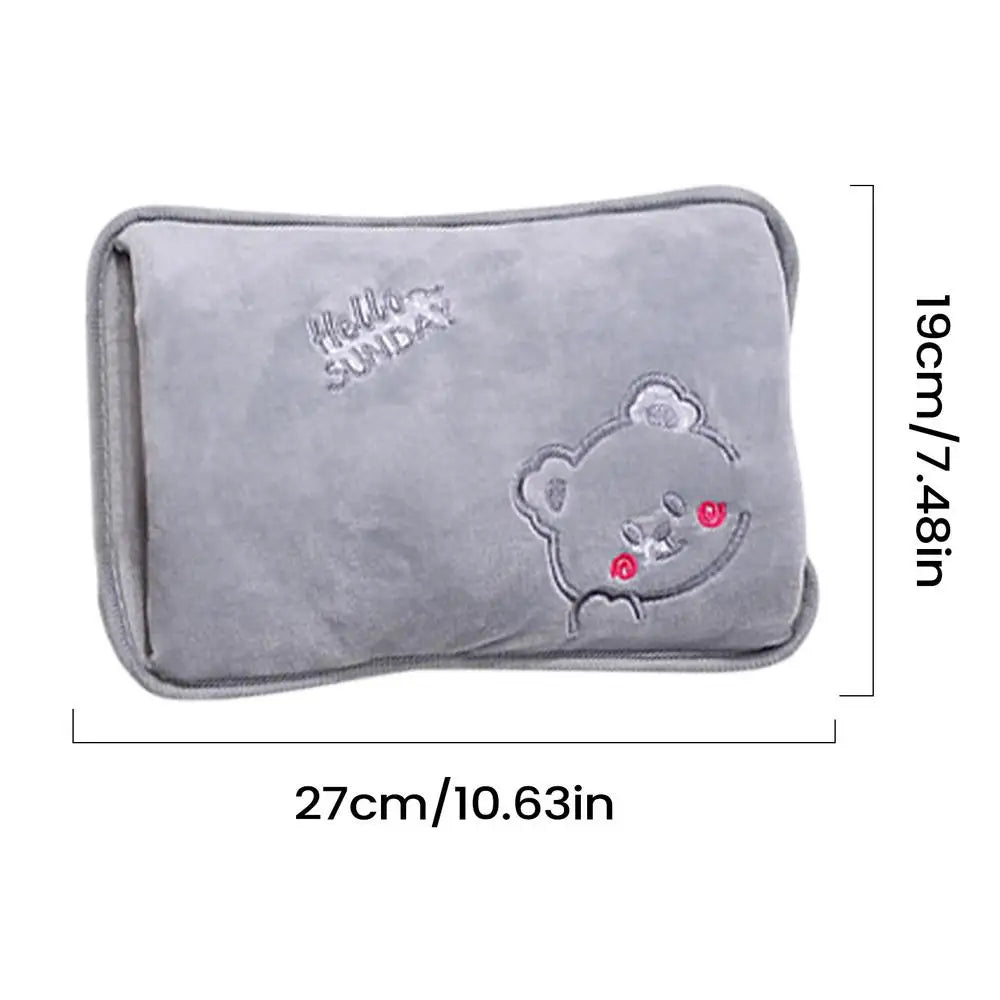Electric Hot Water Bottle Fast Heating Rechargeable Hand Warmer Leakproof