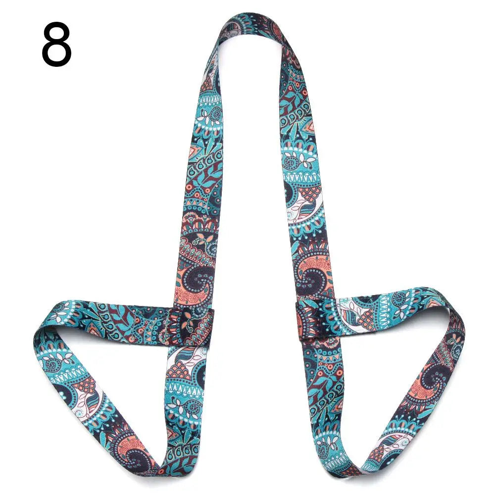Yoga Mat Strap Adjustable Carry Belt Nylon Fitness Stretch Sling Carrier