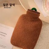 Hot Water Bottle 350ml 800ml Leakproof Hand Warmer Cramps Relief