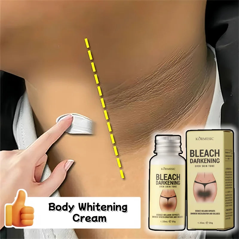 Body Brightening Cream for Underarm, Knees & Inner Thigh Hydrating Skin Tone Care