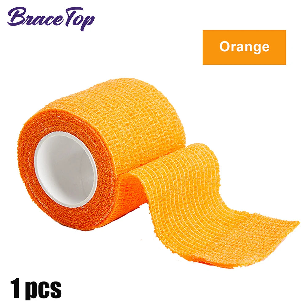 Self Adhesive Elastic Sports Bandage Wrap 4.5M Kinesiology Tape Knee Ankle Wrist Support Fitness Injury Wrap