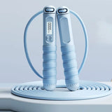 Electronic Counting Jump Rope Digital Skipping Rope with Screen Fitness Workout Rope for Weight Loss Training