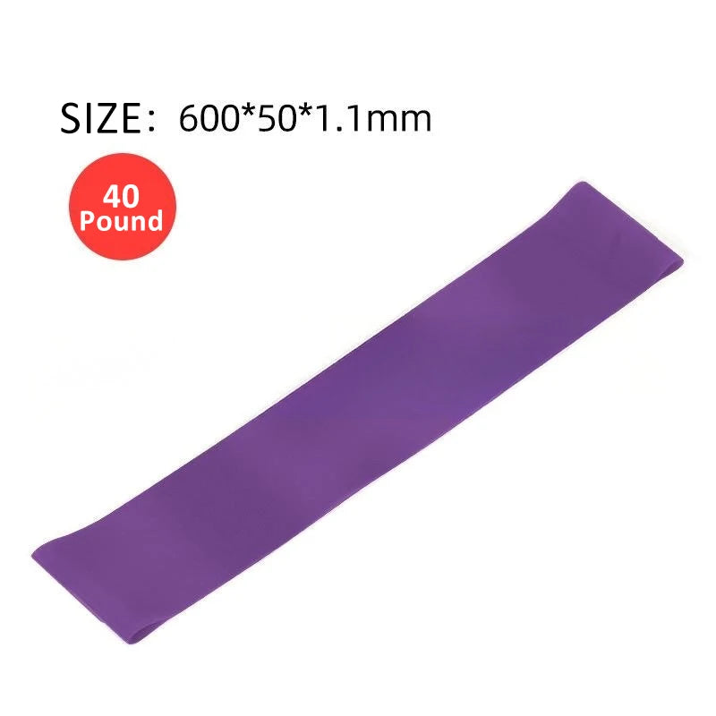 Yoga Resistance Bands Set Latex Loop Bands Glute Training Fitness Exercise Bands Home Gym Stretching