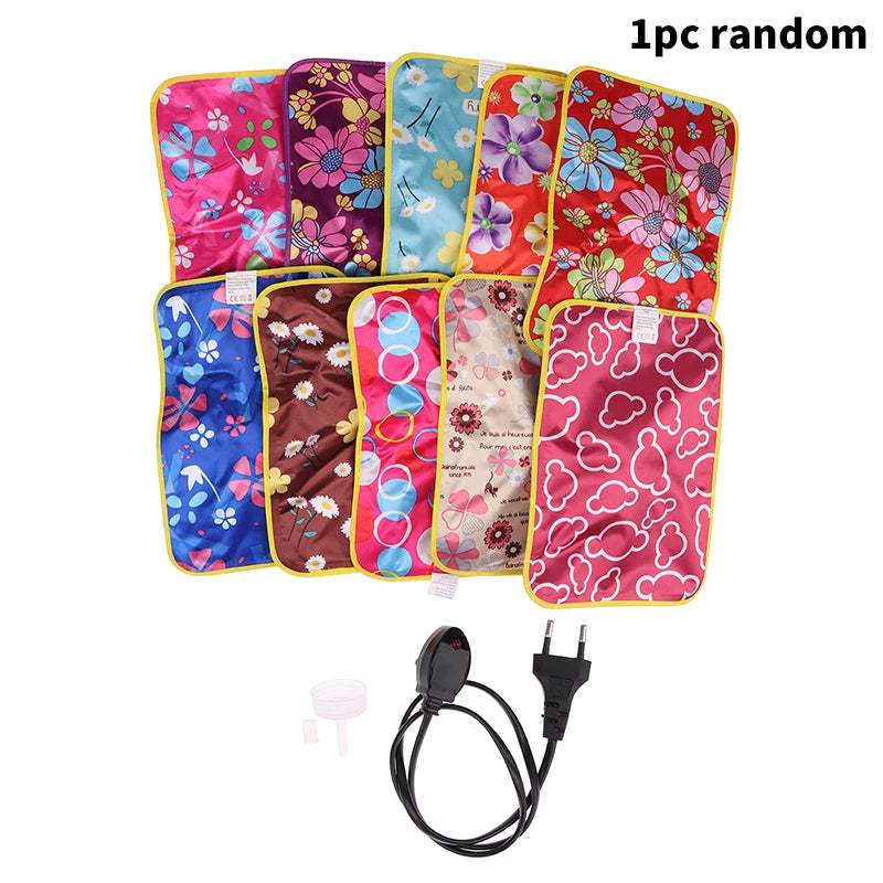 Rechargeable Electric Hot Water Bag Hand Warmer – Plush Heating Pad with Auto Shut-Off (EU/US Plug)