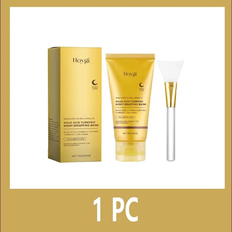 Turmeric Peel-Off Face Mask Hydrating Brightening Overnight Skin Care 75g