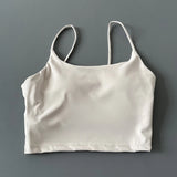 Women Straps Camisole Fitness Yoga Top Quick Dry Sports Bra Crop Vest Workout Tank