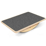 Wooden Balance Board Anti-Slip Wobble Board for Core Training Home Gym Fitness