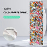 Cooling Sports Towel Quick Dry Microfiber Sweat Absorbent Gym Running Towel