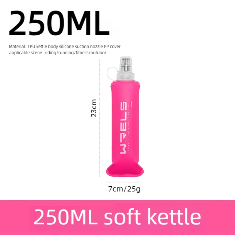 Collapsible Soft Flask Water Bottle – BPA-Free TPU Hydration Bottle with High-Flow Valve for Running, Cycling & Hiking