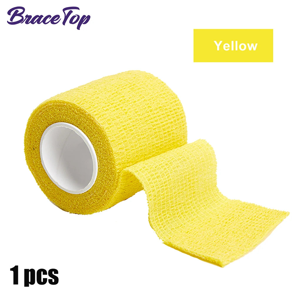 Self Adhesive Elastic Sports Bandage Wrap 4.5M Kinesiology Tape Knee Ankle Wrist Support Fitness Injury Wrap