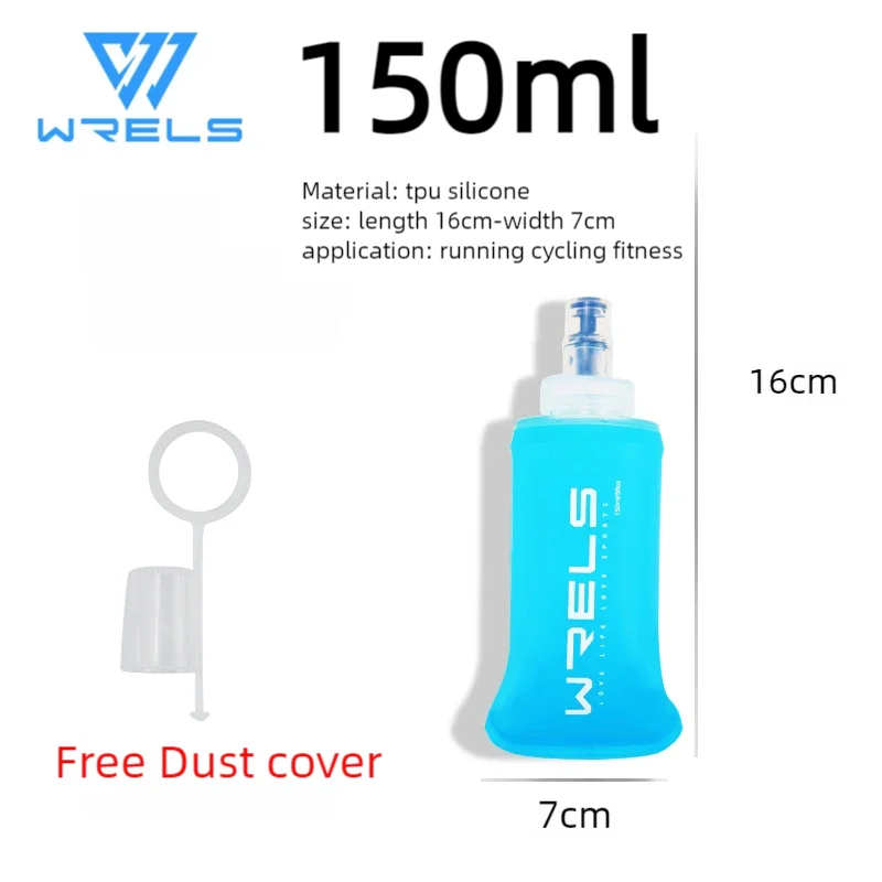 Collapsible Soft Flask Water Bottle – BPA-Free TPU Hydration Bottle with High-Flow Valve for Running, Cycling & Hiking