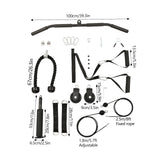 Home Gym Cable Pulley System Strength Training Equipment Lat Pull Down Fitness Machine with Safety Rope