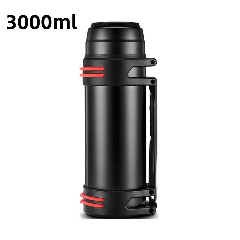 Large Capacity Stainless Steel Insulated Water Bottle – Leak-Resistant Vacuum Flask for Outdoor, Travel & Gym