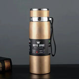 1L Stainless Steel Thermos Bottle Vacuum Insulated Hot Cold Leakproof