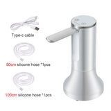 Electric Water Bottle Pump Foldable USB Rechargeable Dispenser 19L