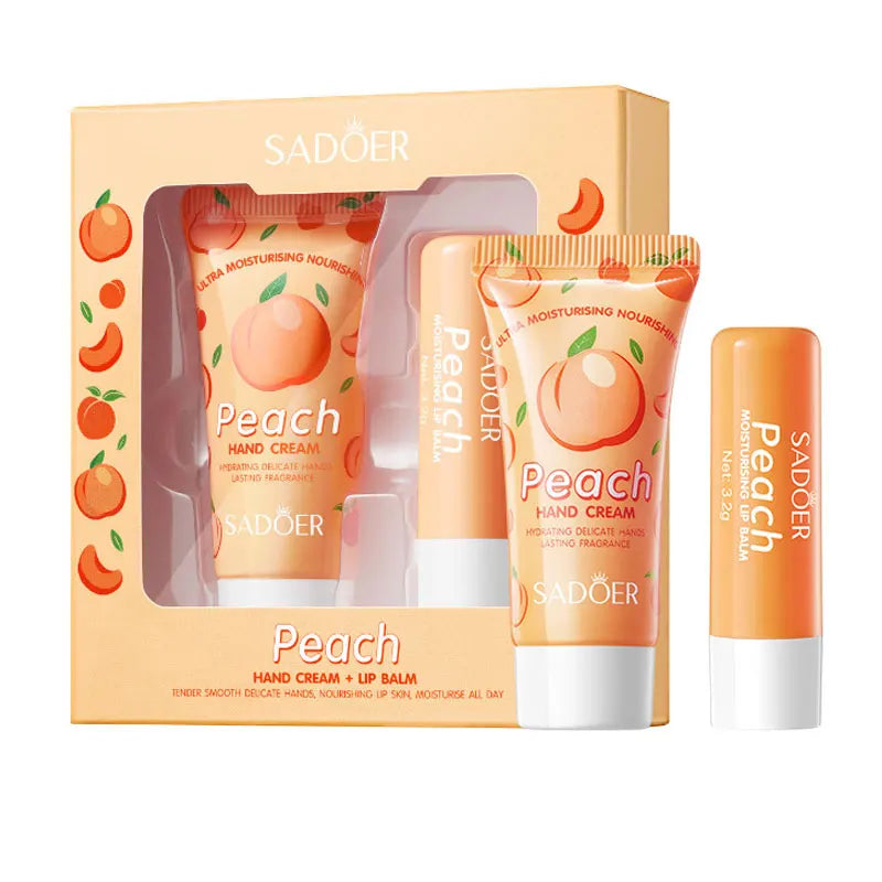 Avocado Hand Cream & Lip Balm Set Hydrating Moisturizing Skincare Gift Set