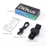 CYCPLUS Heart Rate Monitor Armband BLE ANT+ Wireless Fitness Sensor for Cycling & Training