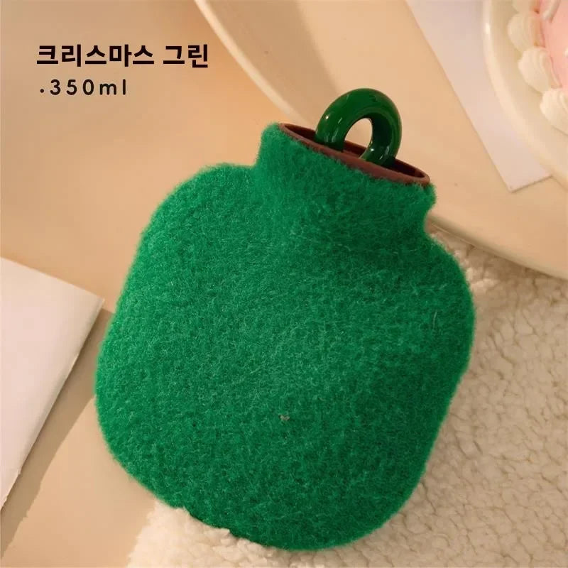 Hot Water Bottle 350ml 800ml Leakproof Hand Warmer Cramps Relief