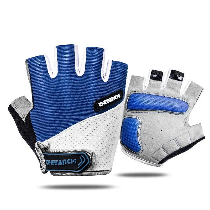 Half Finger Cycling Gloves Unisex Gym Fitness Motorcycle Gloves Breathable Anti-Slip Sports Gloves SP-010